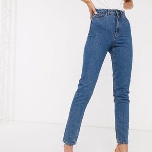 ASOS tall mom jeans high rise